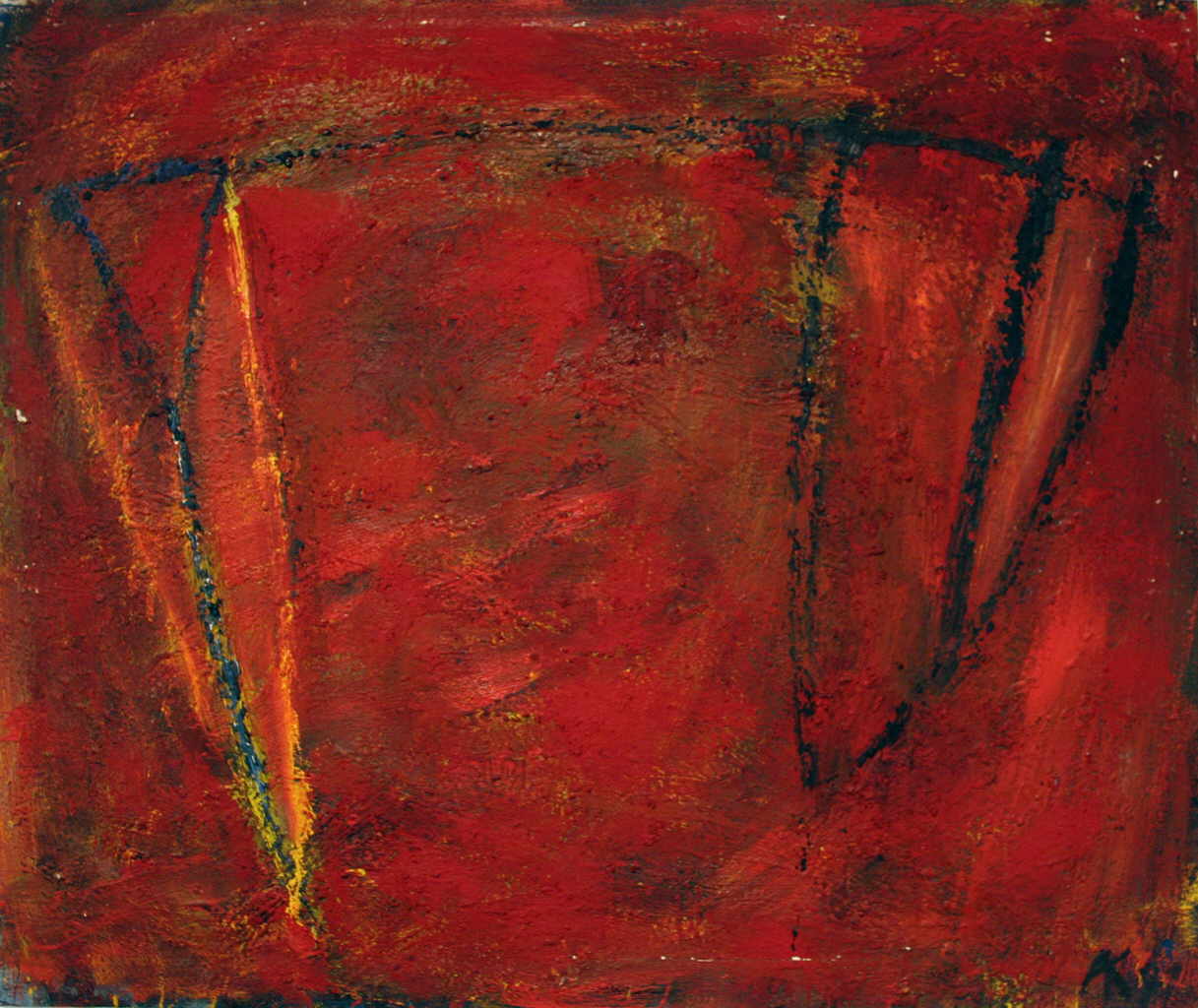 Ak Anatole 
untitled, 1991
oil / nettle cloth
110 x 130 cm