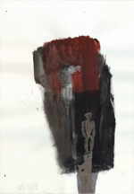 ALFERY Regina 
aus „Afrikanische Skulptur“, 2003 
mixed media / paper 
 59 x 42 cm  
 
please click the image to enlarge