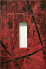 AVANZINI Marion 
"Aus der Mitte", 2006 
oil, acrylic / canvas 
 120 x 80 cm  
 
please click the image to enlarge