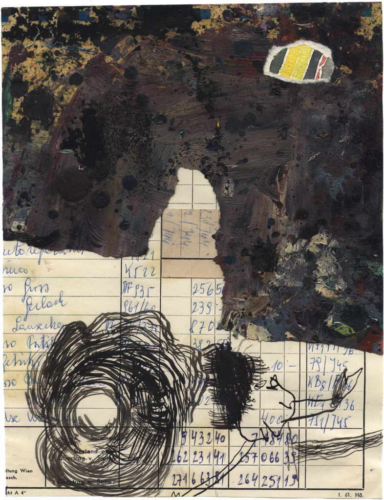 Brausewetter Martin 
Ohne Titel, 1995
Mischtechnik / Papier
21 x 16 cm