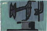 BREHM Dietmar 
"Schwarzensee", 1990 
técnica mixta / papel 
 30 x 48 cm  
 
chascar por favor la imagen para agrandar