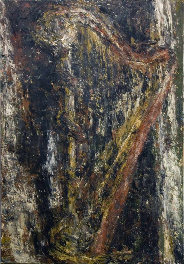 Dicrola Gerardo 
"'Versailles', Harpe-Marie-Antoniette", 1986
oil / canvas
300 x 200 cm
