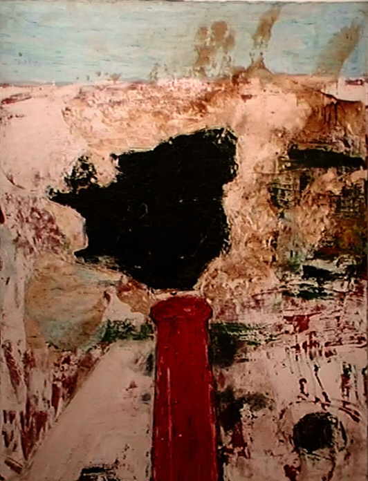 Dicrola Gerardo 
"Wien, mon amour &#8470; 9", 1990
Mischtechnik / Leinwand
162 x 130 cm