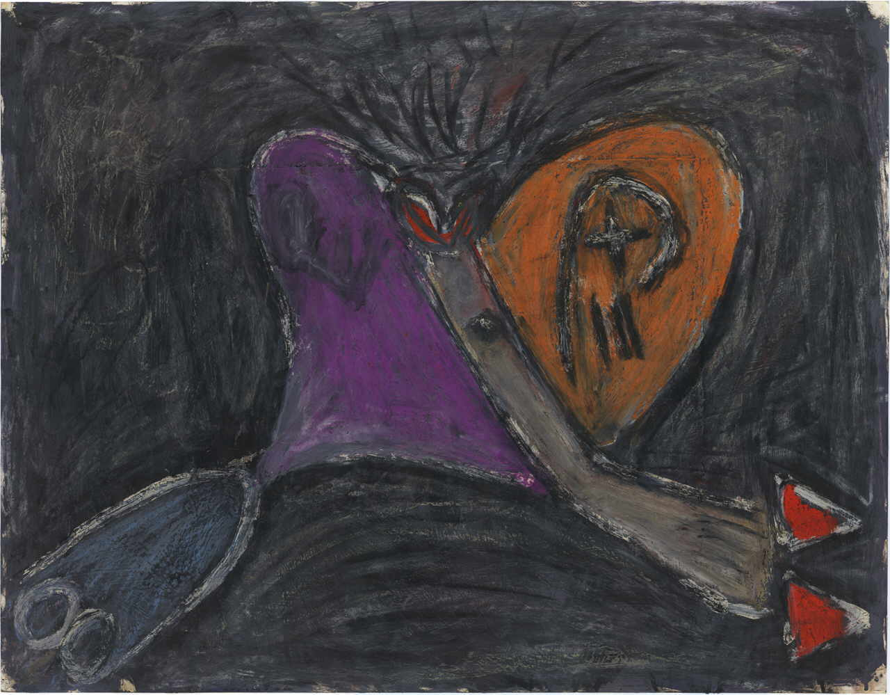 Doppler Horst Maria 
untitled, 1986
oil, pastel / paper
50 x 64 cm