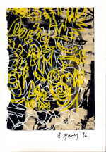 GORMLEY Brian 
aus "Konzert der 510 Glückwunschkarten", 1996 
técnica mixta, collage / papel hecho a mano 
 21 x 14 cm  
 
chascar por favor la imagen para agrandar
