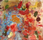 GRASELLI Alfred 
"Vielleicht die Paletten Giottos", 2009 
oleo / tela 
 42 x 42 cm  
 
chascar por favor la imagen para agrandar