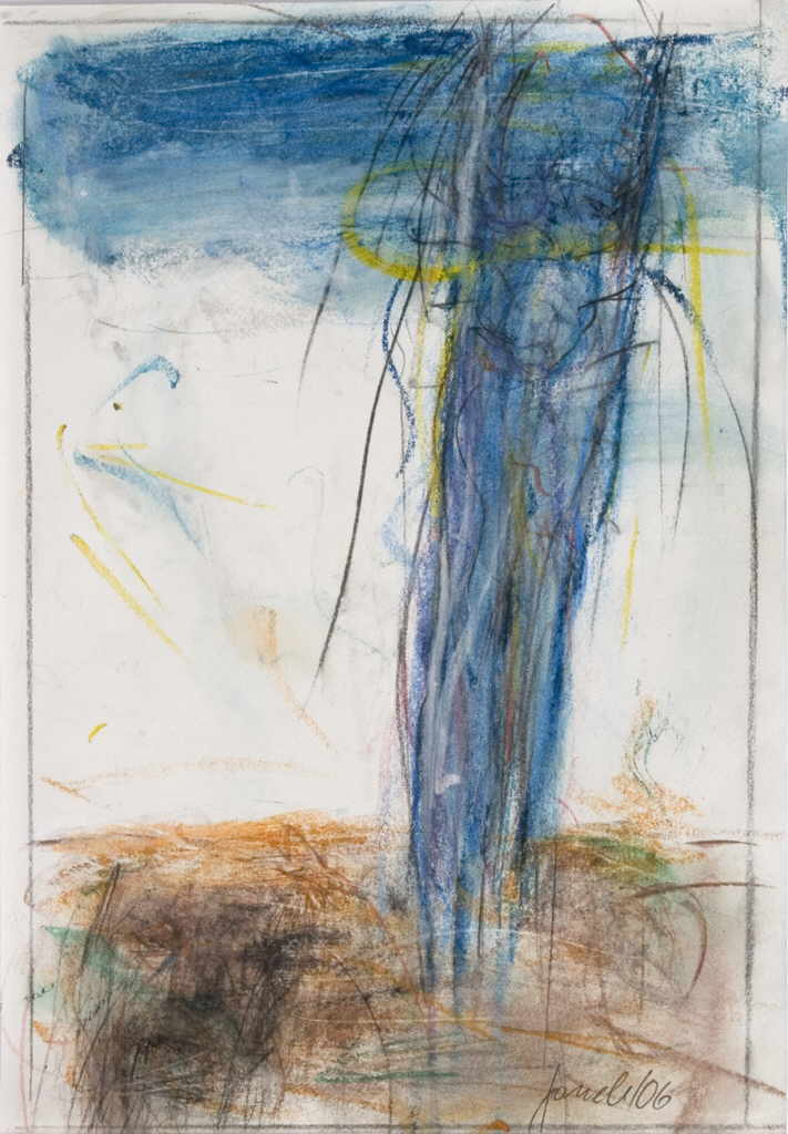 Janele Lui 
aus "Sein Weg", 2006
mixed media / paper
30 x 21 cm