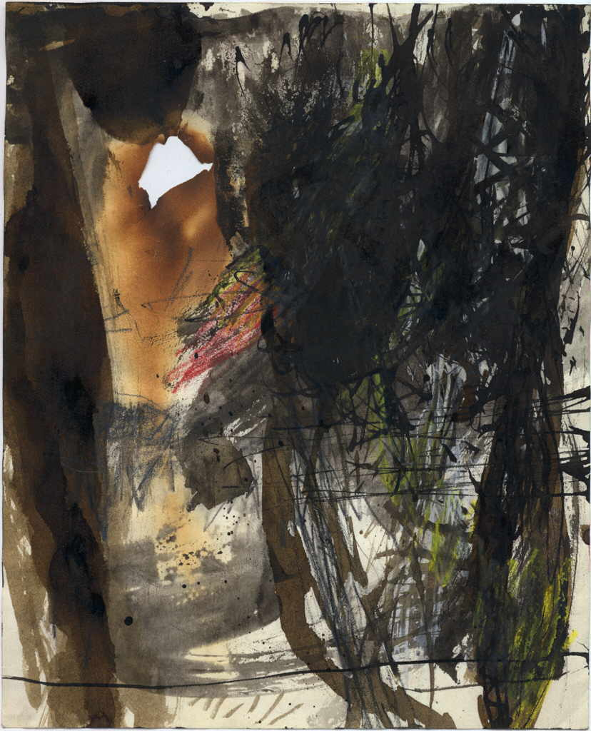 Kavalar Susanne 
aus "Eisfelle" - "s lost" mit Alfred Graselli, 1993
mixed media / paper
25 x 20 cm