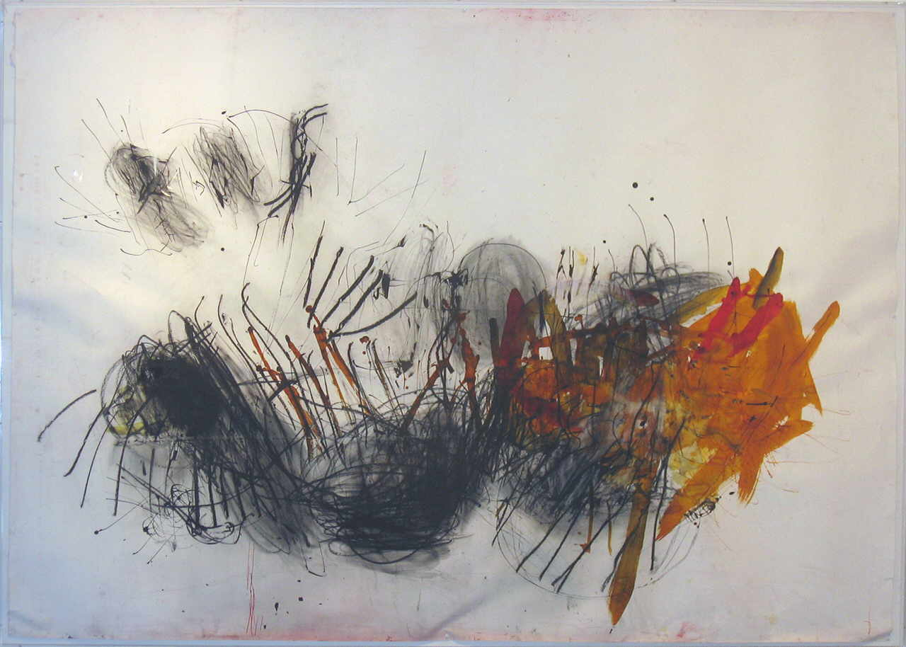 Kerschbaumer Martha C. 
aus dem Zyklus "Torso", 2001
Feder Tusche, Pastellkreide, Öl / Papier
150 x 210 cm