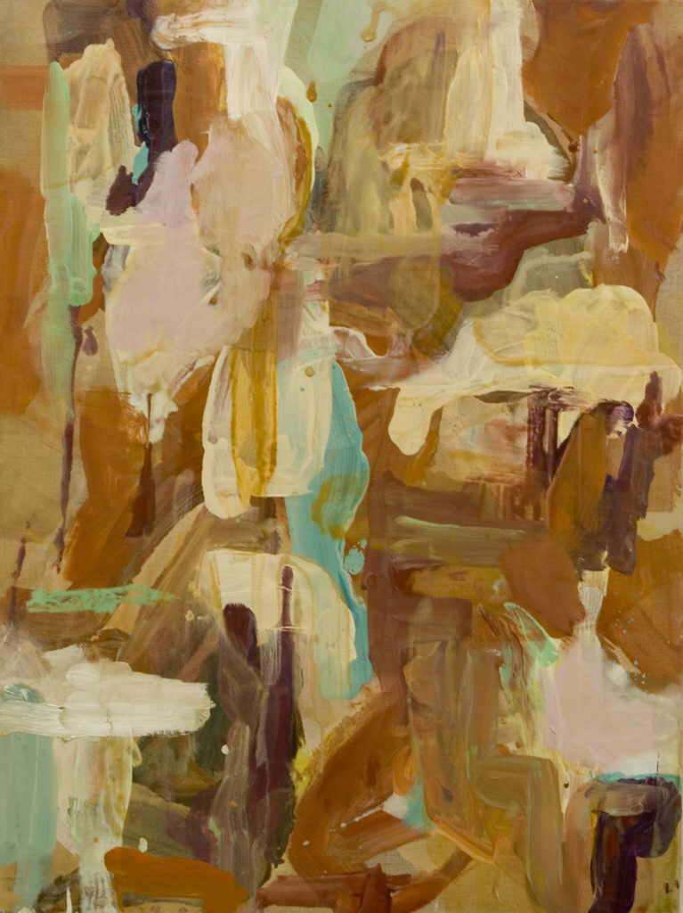 Barbara Klampfl 
„Schichtungen“, 2007
oil / canvas
80 x 75 cm