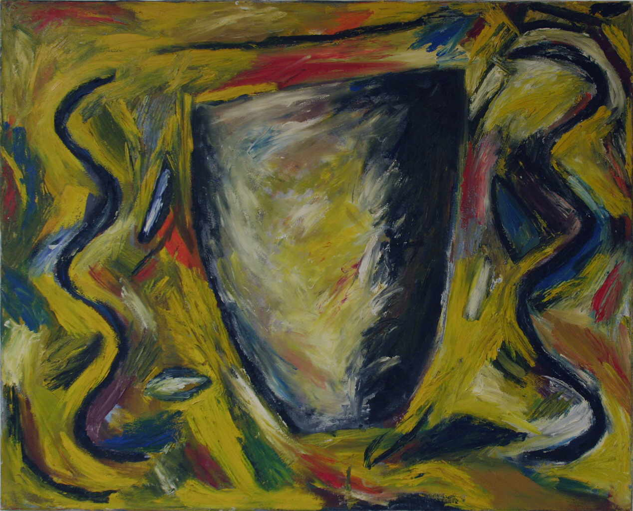 Kompatscher Florin 
untitled, 1985
mixed media / canvas
80 x 100 cm