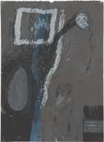 KOMPATSCHER Florin 
"Mein lichten Stein", 1984 
mixed media / paper 
 61 x 44 cm  
 
please click the image to enlarge