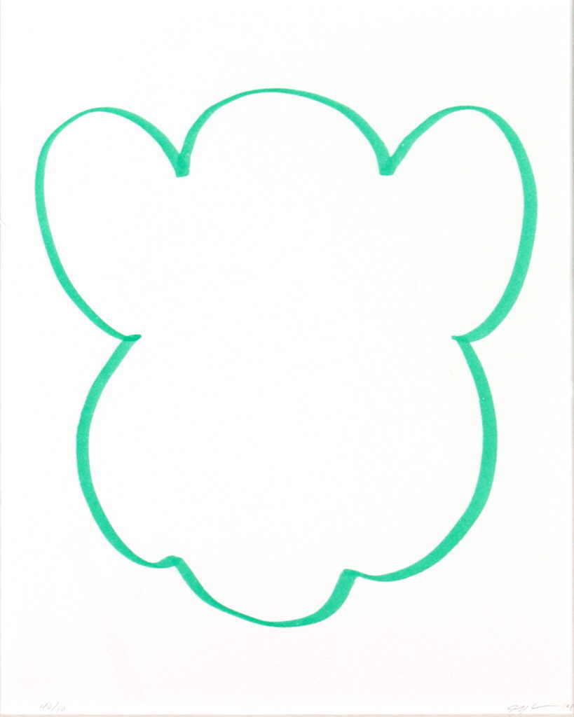 Jeff Koons 
sin título, 1998
litografía
Passepartoutauschnitt 49 x 39 cm