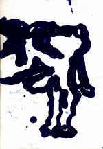 MACKENDREE William 
aus "Konzert der 510 Glückwunschkarten", 1996 
técnica mixta / papel hecho a mano 
 21 x 14 cm  
 
chascar por favor la imagen para agrandar