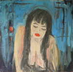 MELICHAR Ferdinand 
"Thai Mädchen", 2002 
oil / canvas 
 100 x 100 cm  
 
please click the image to enlarge