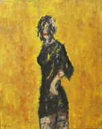 MELICHAR Ferdinand 
"Schlimmes Mädchen", 2002 
oil / canvas 
 150 x 120 cm  
 
please click the image to enlarge