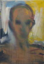 MELICHAR Ferdinand 
"Gesicht", 2004 
oil / canvas 
 97 x 67 cm  
 
please click the image to enlarge