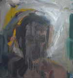 MELICHAR Ferdinand 
"Gesicht", 2004 
oil / canvas 
 85 x 80 cm  
 
please click the image to enlarge