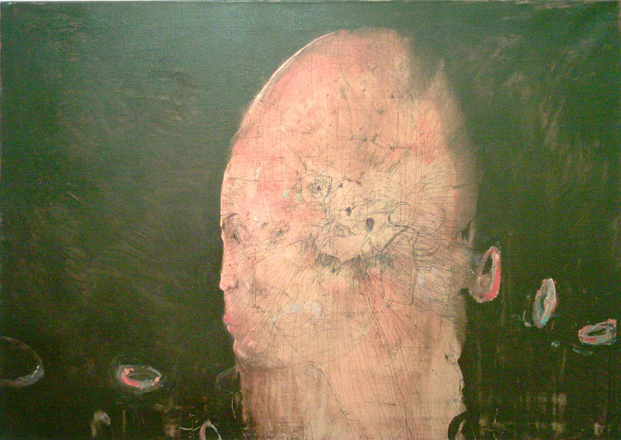 Mendrek Pawel 
"Hair", 2002
Öl / Leinwand
70 x 100 cm