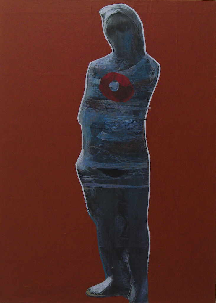 Mendrek Pawel 
"absolutely nothing happened", 2007
mixed media / canvas
140 x 100 cm