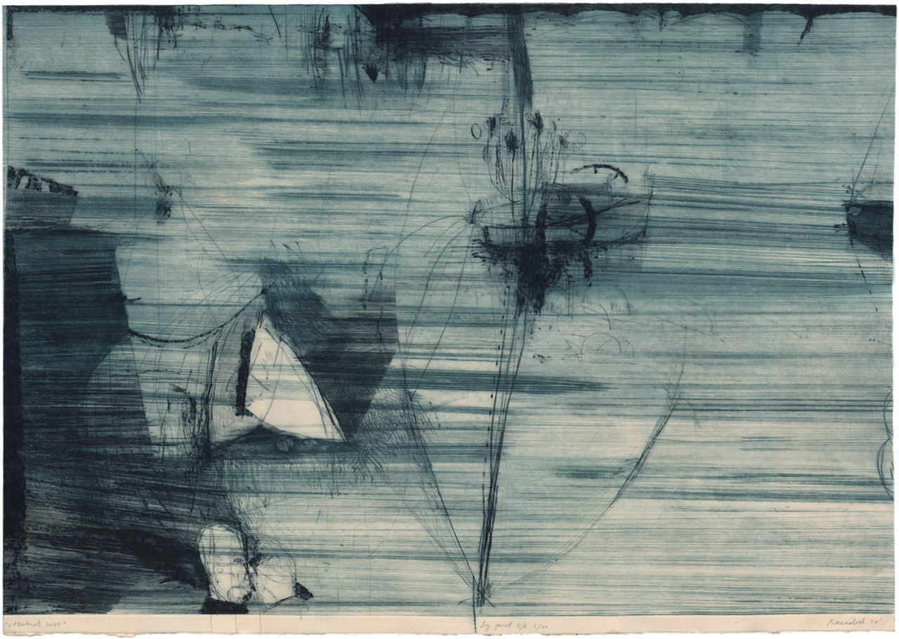 Mendrek Pawel 
"Harbour's kiss", 2000
Farbradierung
69 x 97 cm
