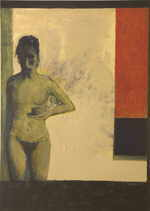 MENDREK Pawel 
"Noch ein Kaffee", 2004 
oil / canvas 
 140 x 100 cm  
 
please click the image to enlarge