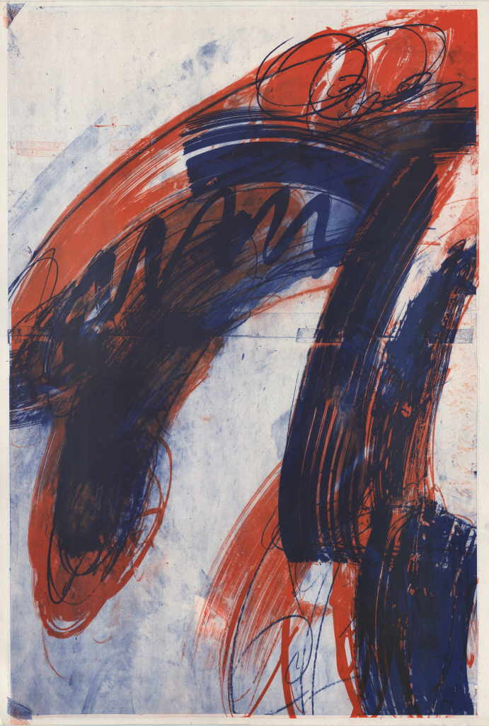 Mikl Josef 
untitled, 1969
Folienlitho (color proof) (unique piece)
61 x 43 cm