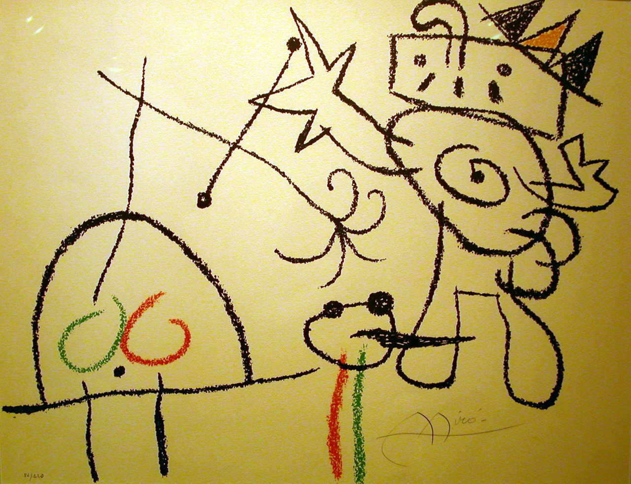 Miró Joan 
Ohne Titel, 1971
Lithographie
50 x 65 cm