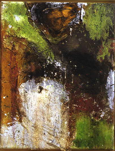 Netusil Alexander 
Serie "Mostviertel", 1998
mixed media / canvas
68 x 53 cm