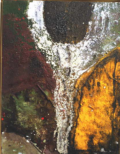 Netusil Alexander 
Serie "Tennengau", 1998
mixed media / canvas
68 x 53 cm