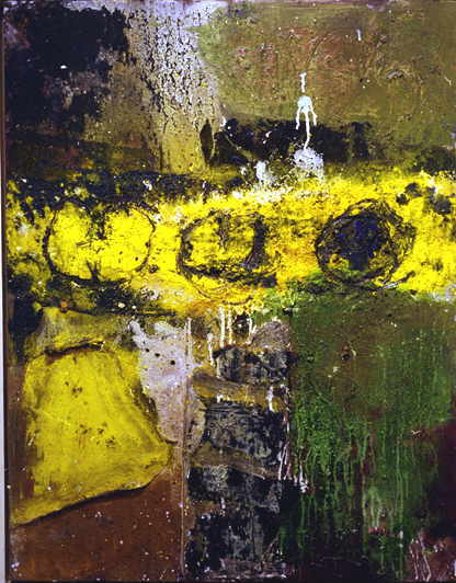 Netusil Alexander 
Serie "Kreutal", 1998
mixed media / canvas
89 x 69 cm