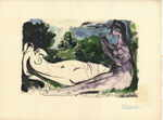 PICASSO Pablo 
"Femme nue et joueuse de flûte", 1932 
Pochoir lithography partly hand colored (1109 / 2000) 
 48 x 62 cm  
 
please click the image to enlarge