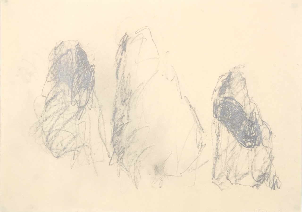 Plieschnig Ulrich 
"Unübersehbare Verdichtungstendenzen", 4/83
 graphite / paper
45 x 63 cm
