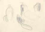 PLIESCHNIG Ulrich 
"Vier sitzende Figuren", 12/83 
 graphite / paper 
 45 x 63 cm  
 
please click the image to enlarge