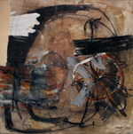 RENARD Emmanuelle 
untitled, 1988 
mixed media / canvas 
 120 x 120 cm  
 
please click the image to enlarge