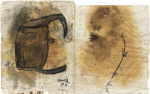 RENARD Emmanuelle 
untitled, 1990 
mixed media / paperbag 
 33 x 53 cm  
 
please click the image to enlarge