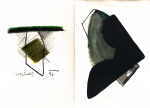 RIEDL Alois 
aus "Konzert der 510 Glückwunschkarten", 1996 
técnica mixta / papel hecho a mano 
2 * 21 x 14 cm  
 
chascar por favor la imagen para agrandar