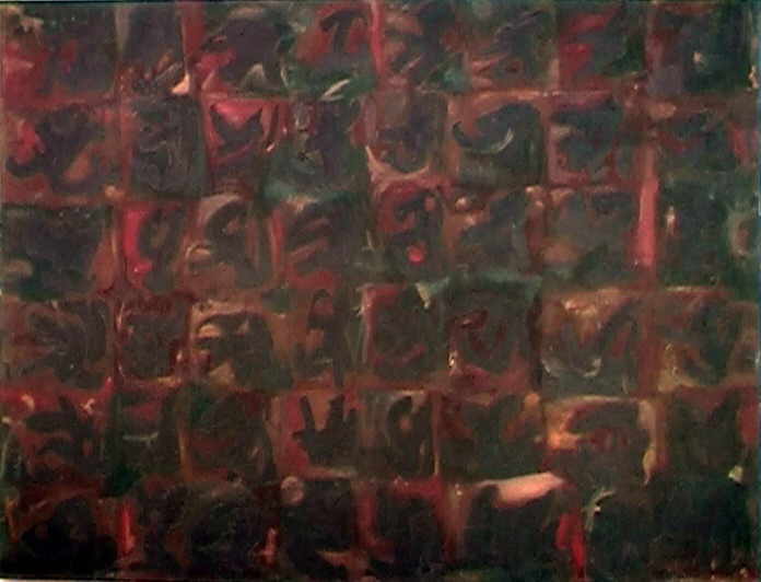 Schwartz Jeannot 
"Elephant", 1989
mixed media / canvas
65 x 100 cm