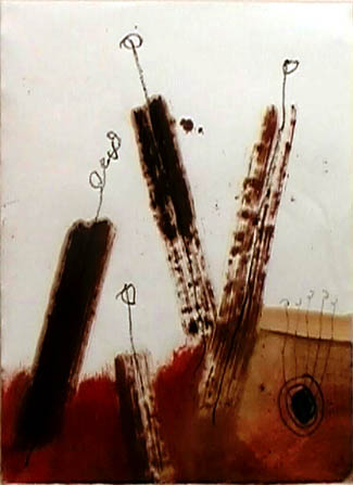Schwelle Franz J. 
untitled, 1999
mixed media / paper
40 x 30 cm
