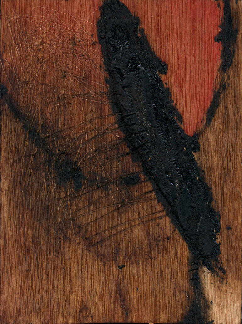 Schwelle Franz J. 
Ohne Titel, 1999
Mischtechnik / Holz
26 x 20 cm