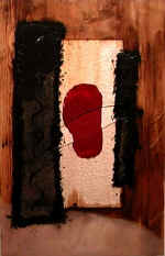 SCHWELLE Franz J. 
untitled, 1999 
mixed media, Teer / wood 
 80 x 50 cm  
 
please click the image to enlarge