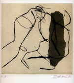 SIMONIN Francine 
untitled, 1992 
etching / handmade paper<br />edition: E.A. pieces 
Plattengröße 19 x 19 cm  
 
please click the image to enlarge