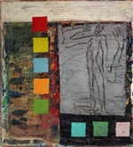 SPILLER David 
"Nº 4", 1988 
técnica mixta / tela 
 137 x 124 cm  
 
chascar por favor la imagen para agrandar