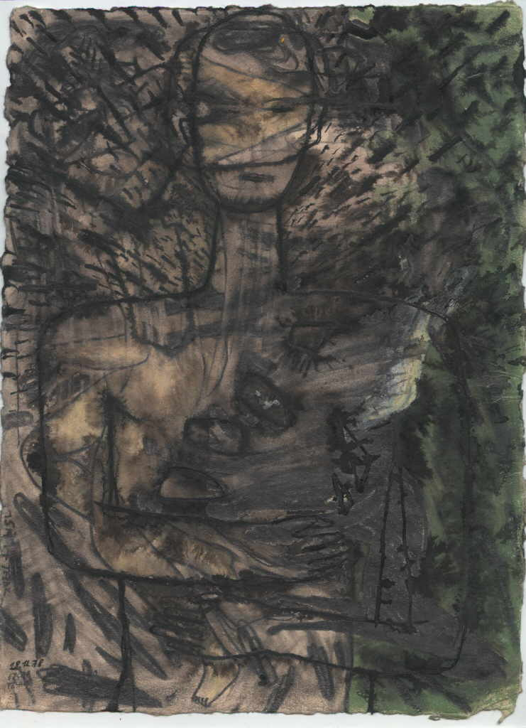 Tezak Edgar Neogy 
untitled, 4.1.78
mixed media / paper
29 x 21 cm