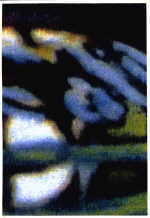 UNZEITIG Franz 
aus "Konzert der 510 Glückwunschkarten", 1996 
mixed media / handmade paper 
 21 x 14 cm  
 
please click the image to enlarge