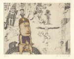 WASKE Felix 
"Nr. R 14", 1978 
color etching (81 / 90) 
Plattengröße 14 x 19 cm Blattgröße 35,8 x 38,2 cm 
 
please click the image to enlarge