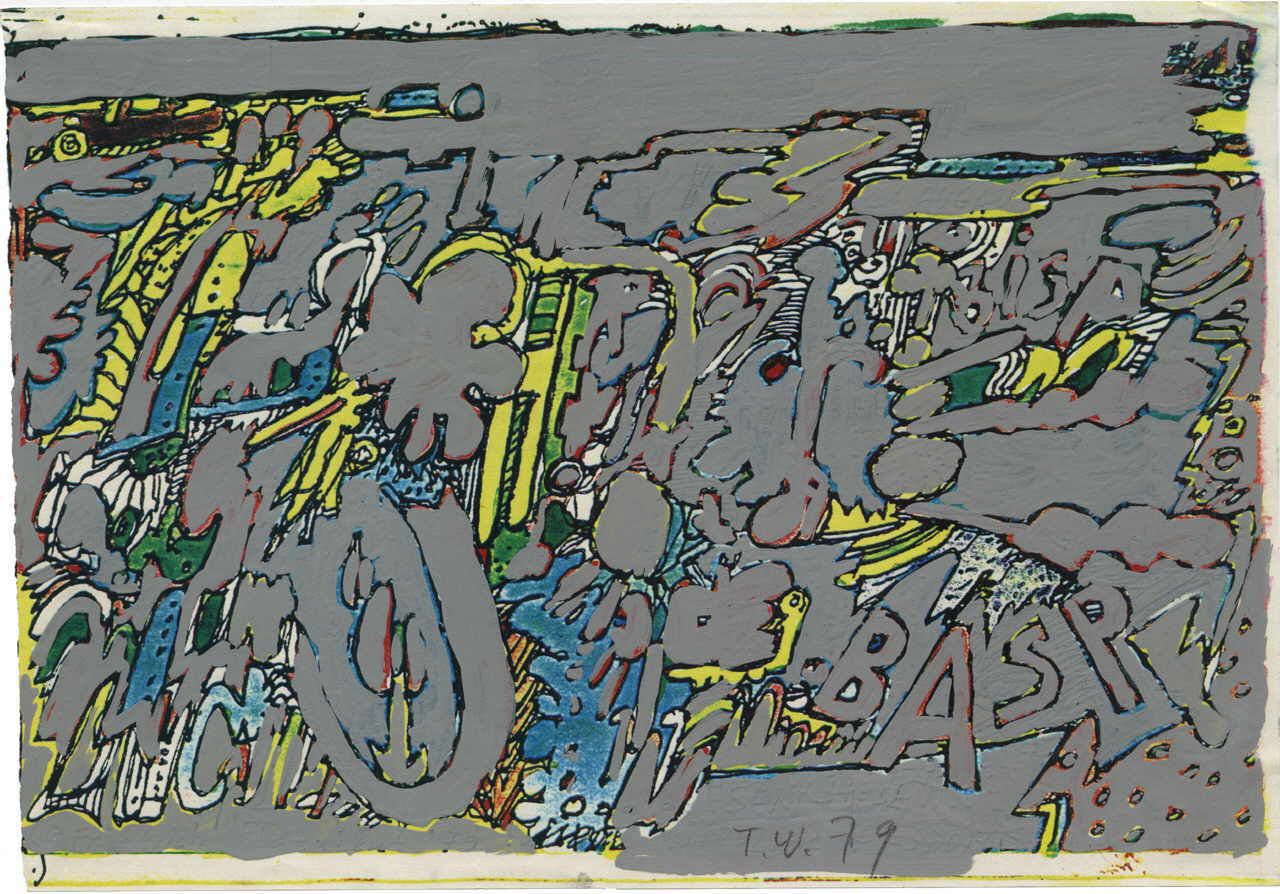 Werkner Turi 
"BASP", 1979
mixed media / color copy
22 x 31 cm