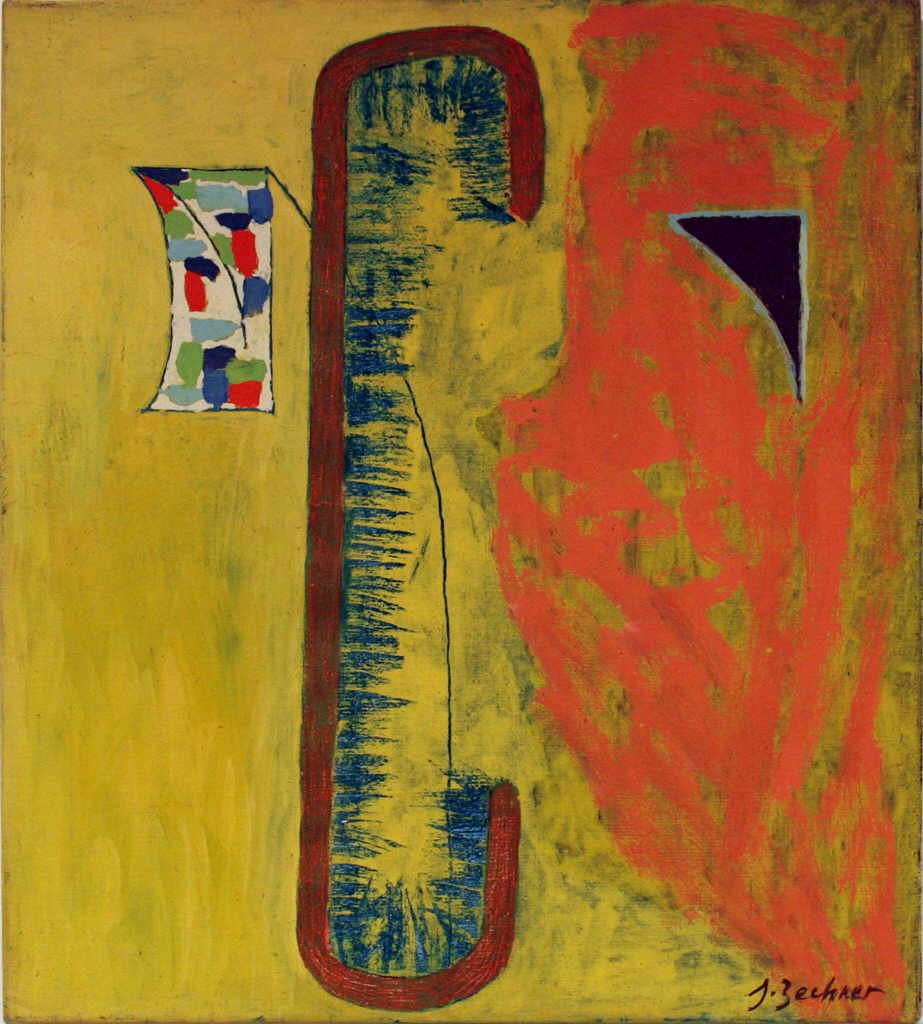 Zechner Johanes 
"ABC ...", 1981/82
témpera al huevo / tela
59 x 53 cm
