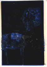 ZOLLY Fabio 
aus "Konzert der 510 Glückwunschkarten", 1996 
mixed media, Folie / handmade paper 
 21 x 14 cm  
 
please click the image to enlarge
